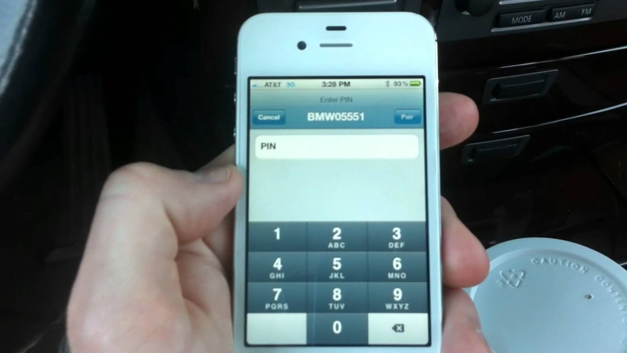 Сопряжение iPhone с вашим BMW E65 E66