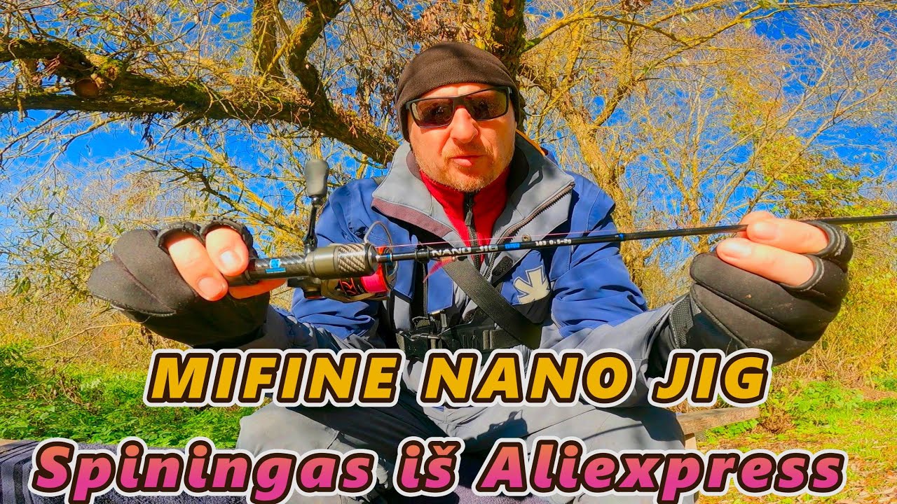 Žvejoju su naujuoju MIFINE NANO JIG spiningu! Duobutė prie šito tvarto pilna žuvies!!!