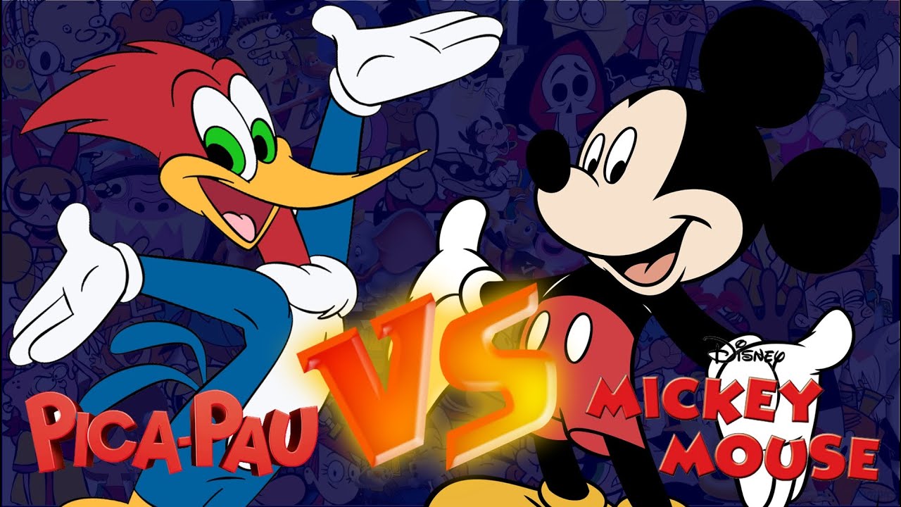 MICKEY MOUSE VS PICA-PAU - BATALHA DE RAP