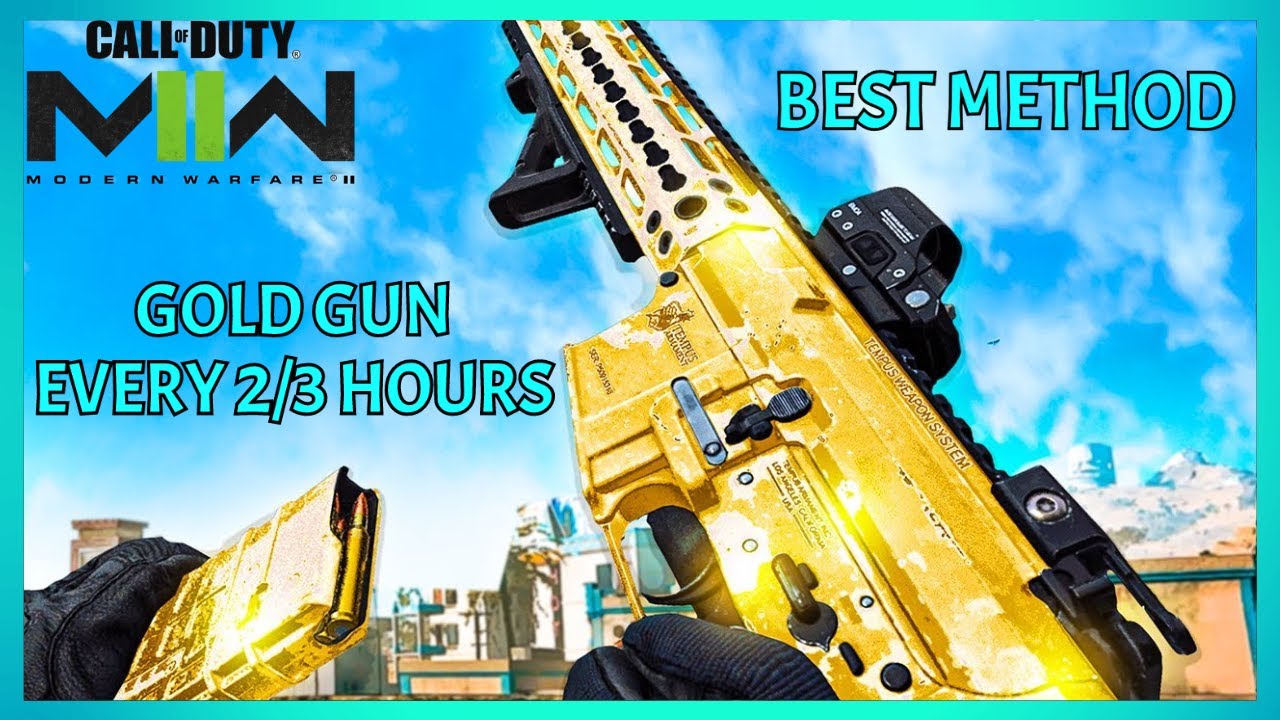 The EASIEST & FASTEST Way to Get Guns GOLD in MW2