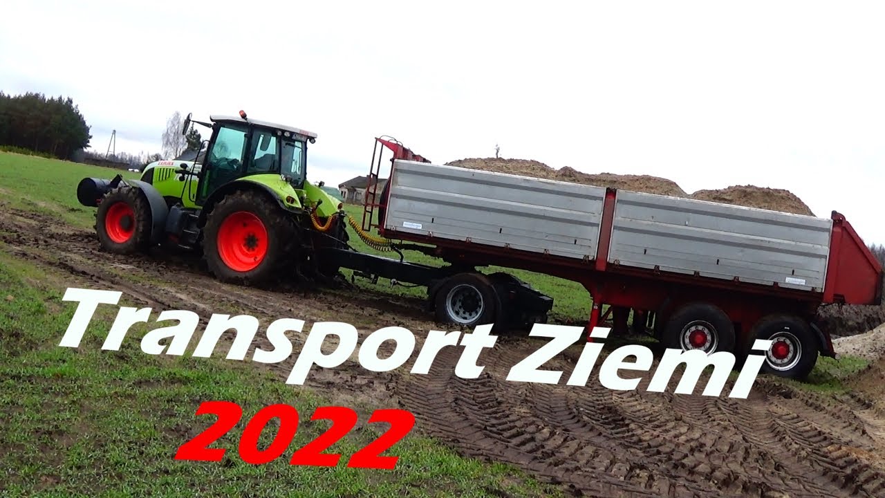 Transport ziemi ze stawu / Claas dał radę ? / Claas Arion 640