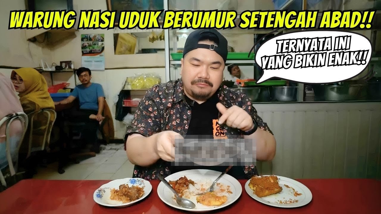 TERNYATA INI YANG BIKIN WARUNG NASI UDUK INI BERTAHAN LEBIH DARI SETENGAH ABAD!!