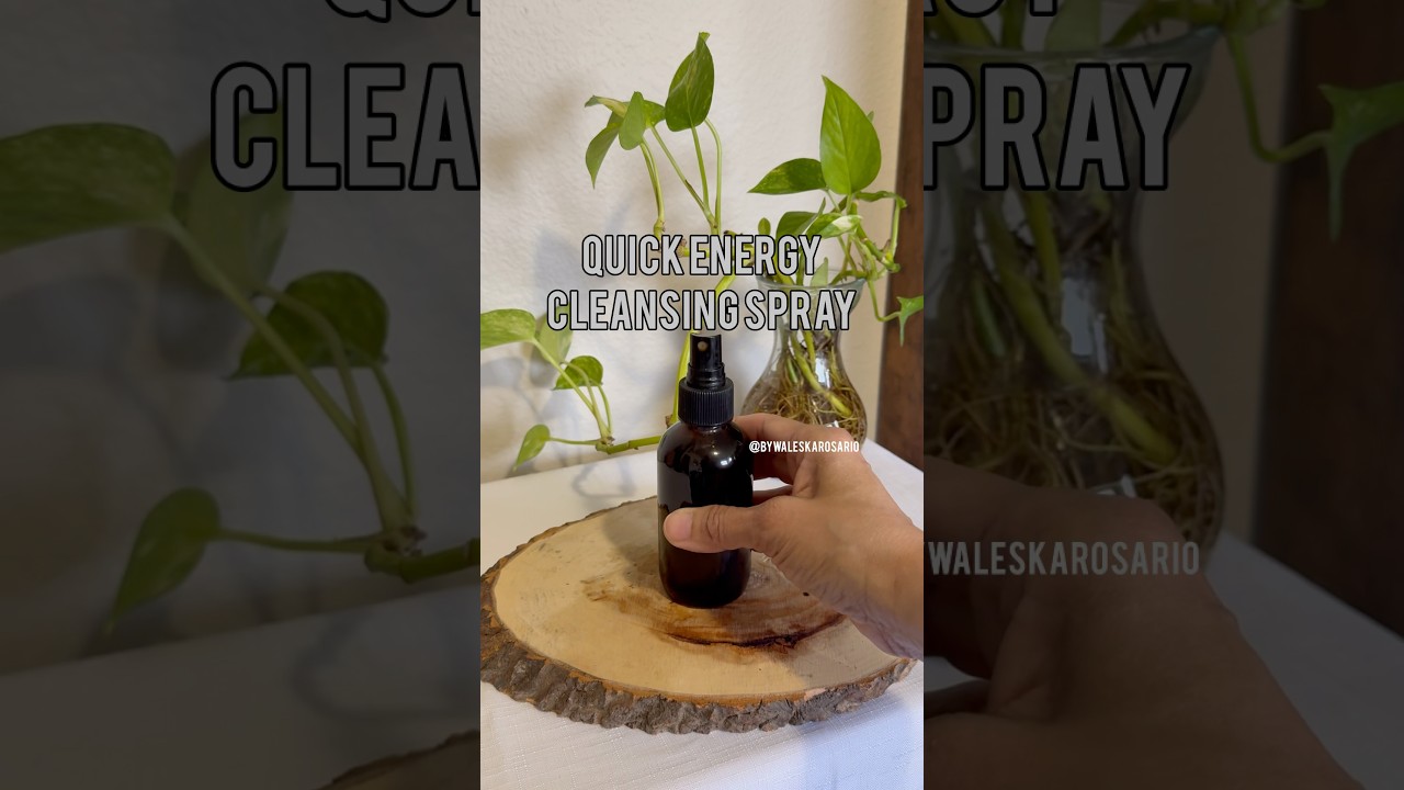 ENERGY CLEANSING SPRAY #energycleansing #witchtok #folkwitch #folkwitch #energyboost #diy #spray