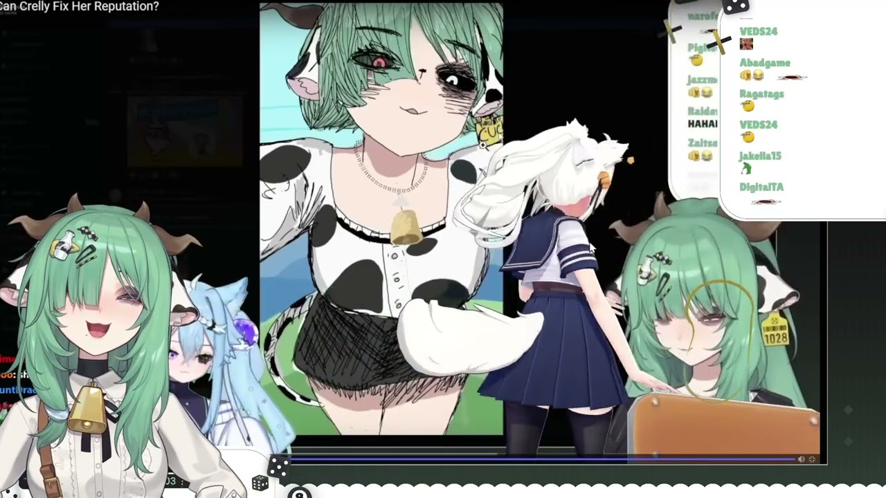Crelly React To Filian And Aquwa Reacting To Hert