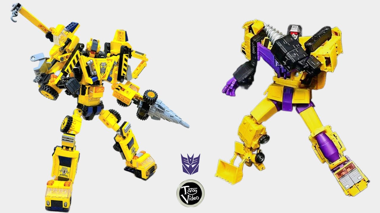 QMAN 6 in 1 Engineering Mecha - G2 DEVASTATOR Transformers Combiner - Lego Compatible Bricks