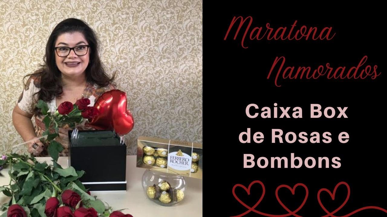 Como fazer Caixa Box com Rosas e Bombons de forma Simples
