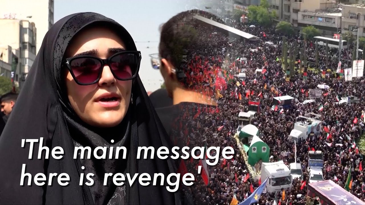 SCENE: Thousands of Iranians attend funeral procession for slain military, nuclear figures in Tehran