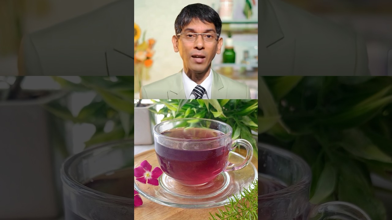 Blue Tea made with Butterfly pea flower also know as Aprajita Ke phool #recipe #shortsfeed #tealover