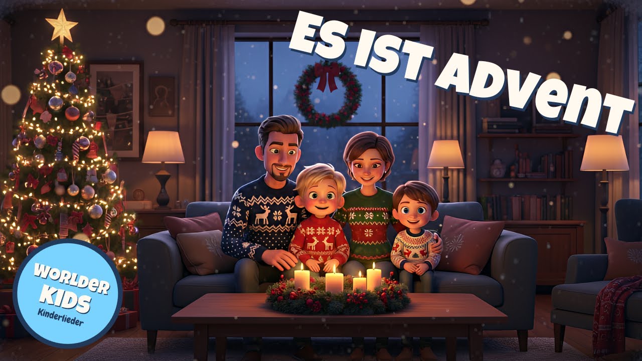 Es ist Advent – warmes Adventslied für Kinder | Leon & Luca | Kinderlied Deutsch | WorlderKids