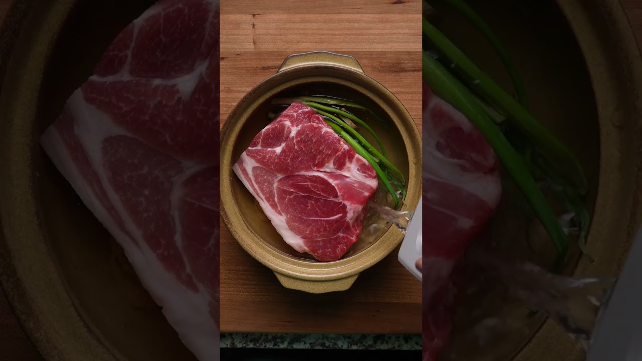 ni-buta: simmered pork shoulder. so simple but so delicious #cooking #recipe #donabe #japanesefood