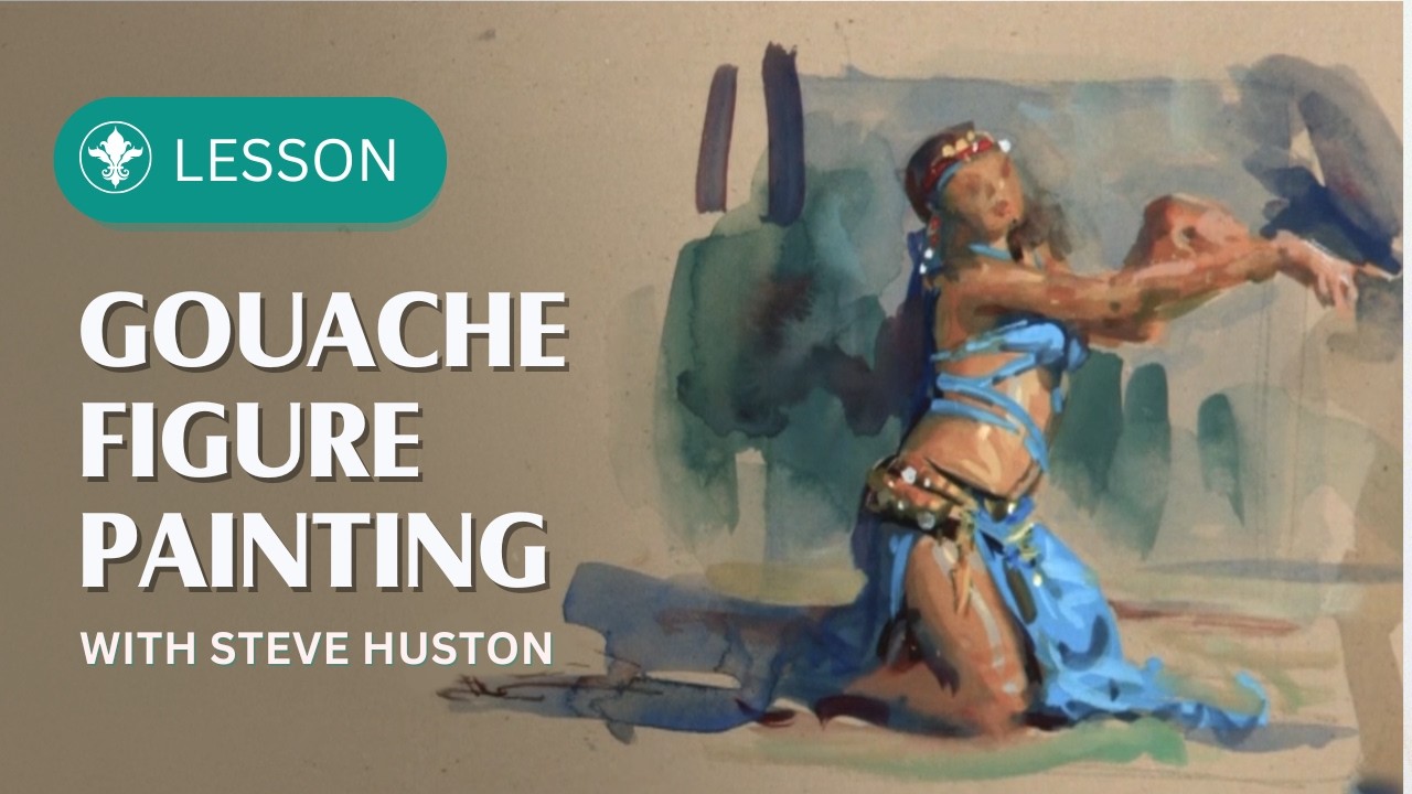 Gouache Figure Demo with Steve Huston