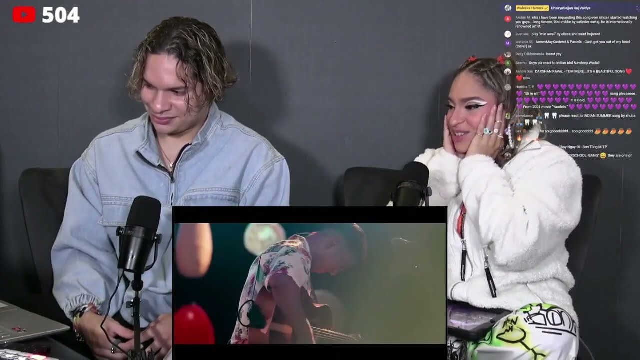 She's IN LOVE 😍 Waleska & Efra react to Sajjan raj vaidya for the first time