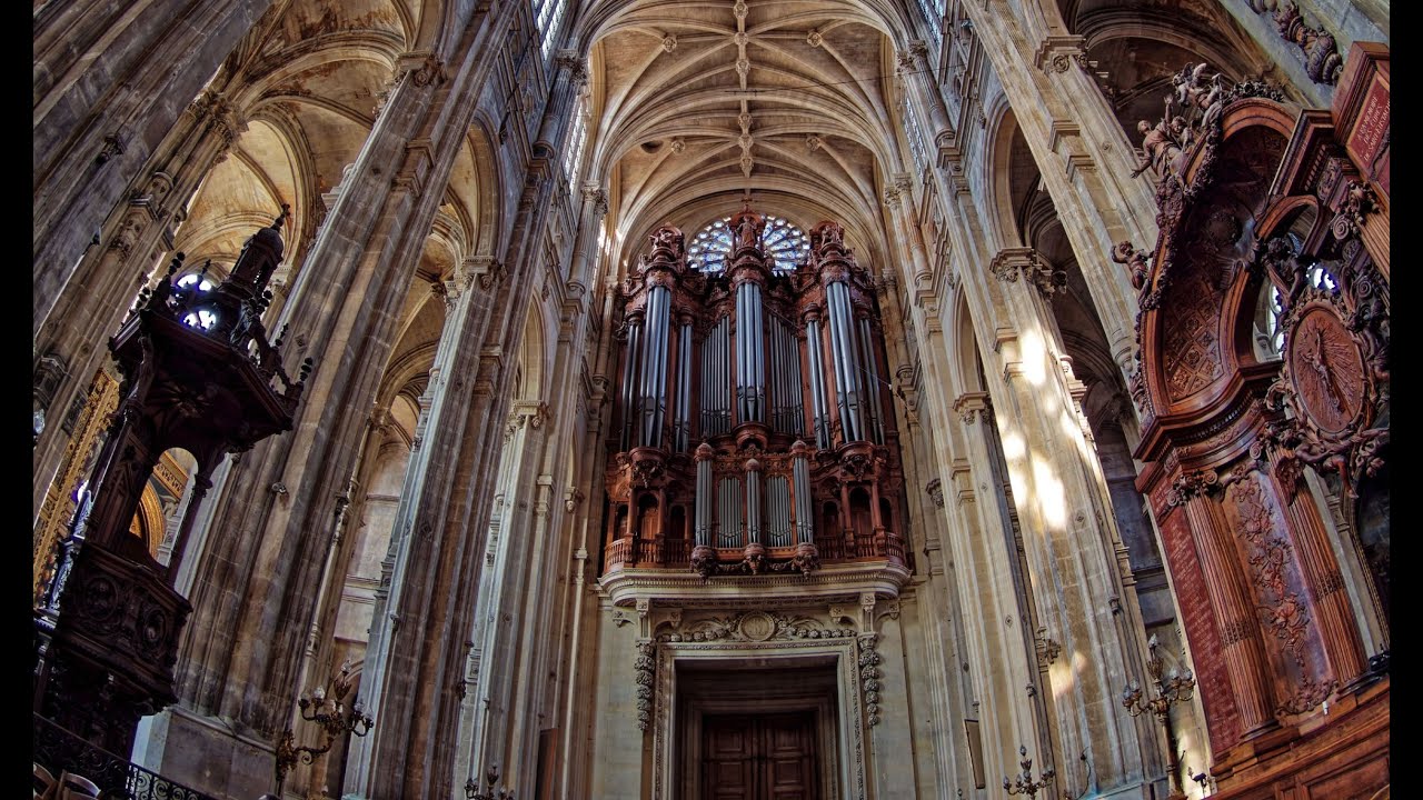 Présentation registrations du Grand orgue de Saint-Eustache, Paris, Baptiste-Florian MARLE-OUVRARD