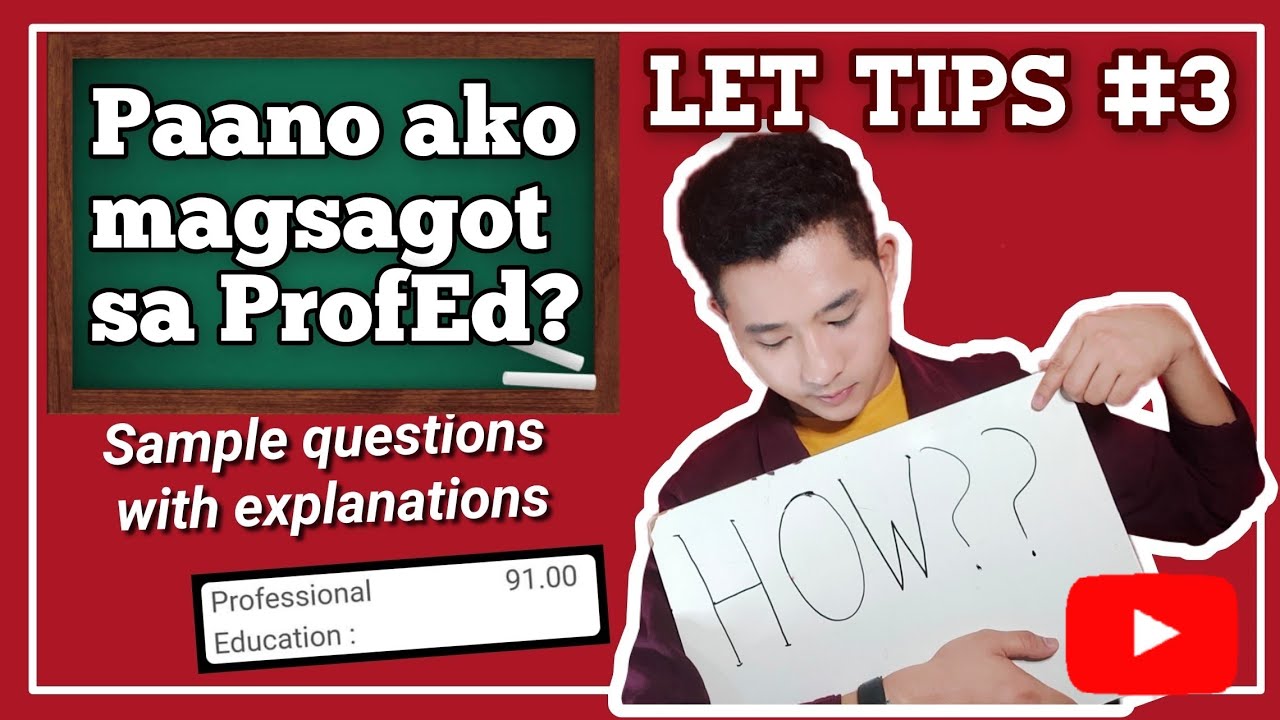 FREE LET REVIEW | PROF ED Questions with Explanations (Techniques in Answering)