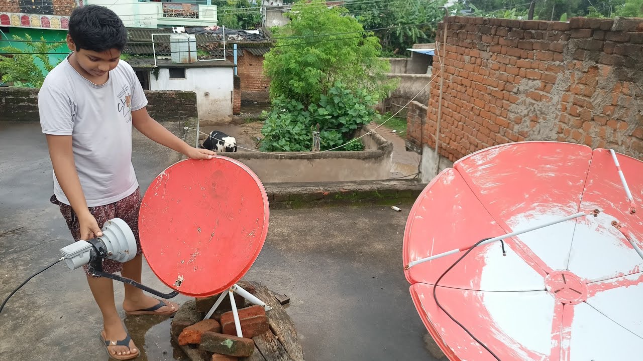 छोटी dish में Cband LNB लगाने की complete सेटिंग📺