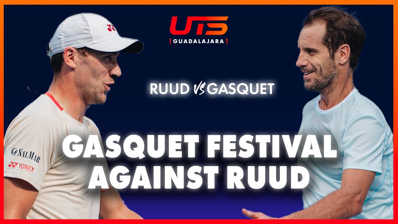 The Ice Man Casper Ruud vs The Virtuoso Richard Gasquet | UTS Guadalajara 2025