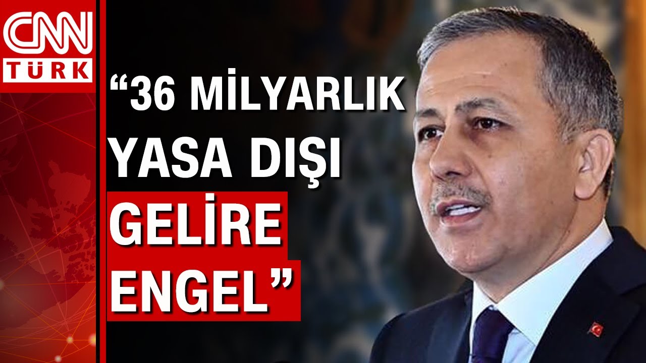 Bakan Ali Yerlikaya duyurdu! 'Terör örgütünün 36,4 milyar TL yasa dışı gelir elde etmesi engellendi'