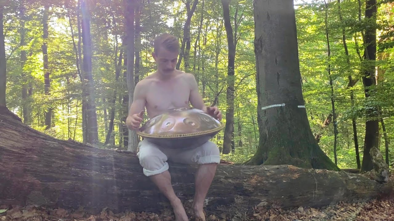 Calming handpan music for background