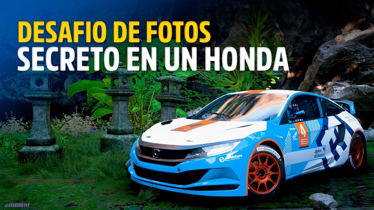Como Completar SECRETO EN UN HONDA Desafio de Fotos Forza Horizon 5 UBICACION FAROS DE PIEDRA