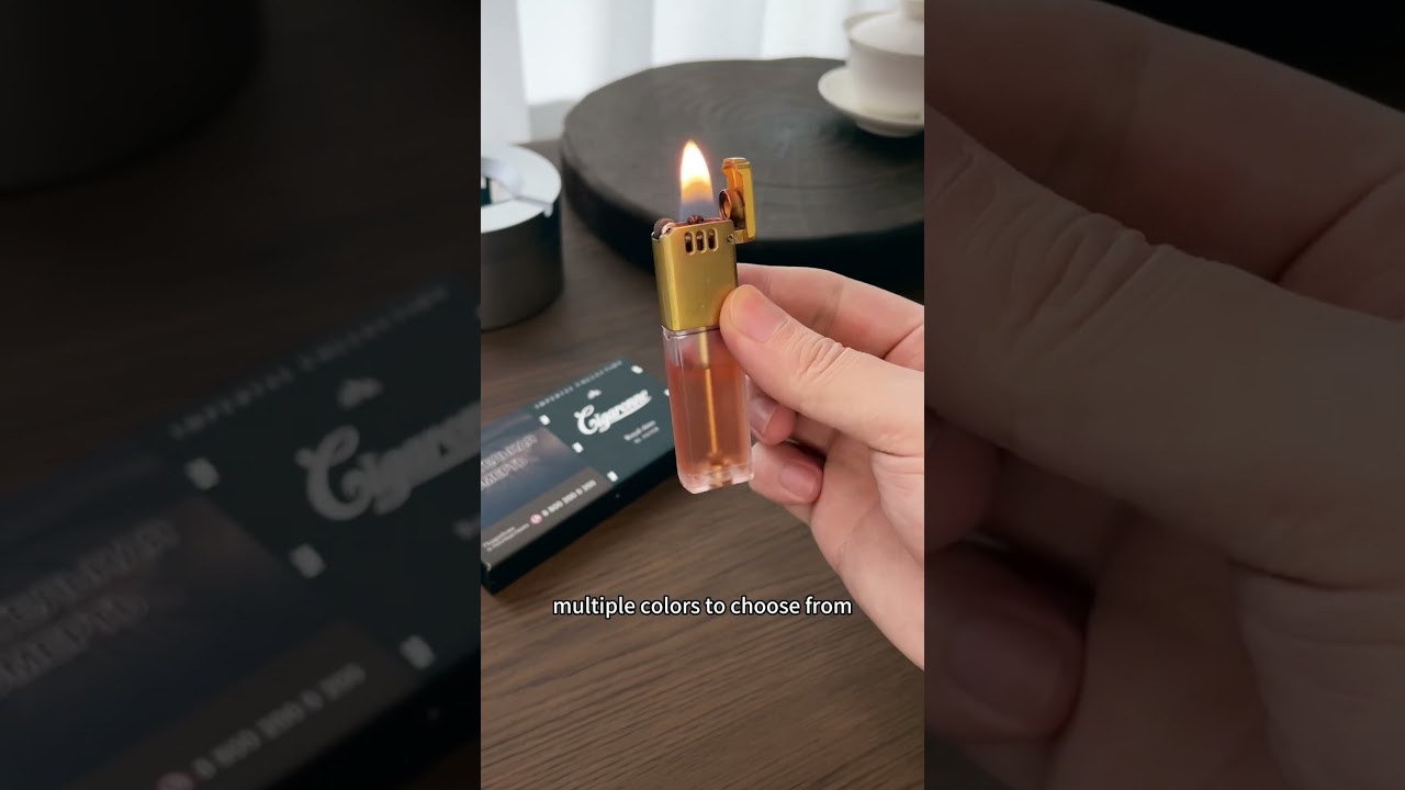 &bull; The transparent fuel tank lighter is absolutely stunning in appearance!