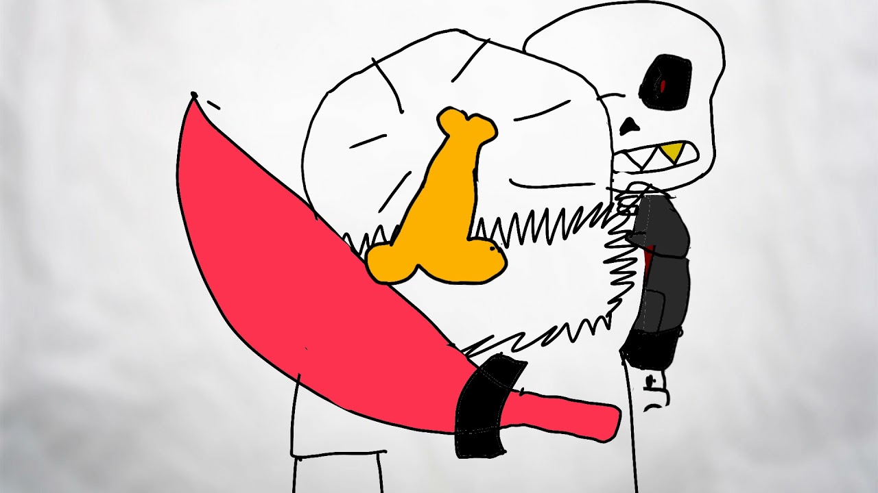 Delta!Sans VS Cross!Sans Undertale Fight Animation #1