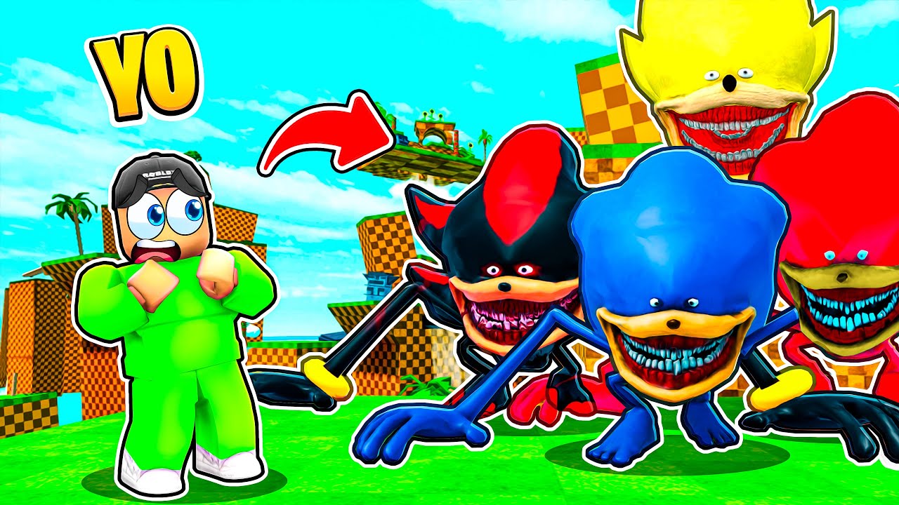 Me CONVERTÍ en SHIN SONIC para ASUSTAR a MI AMIGO… Roblox
