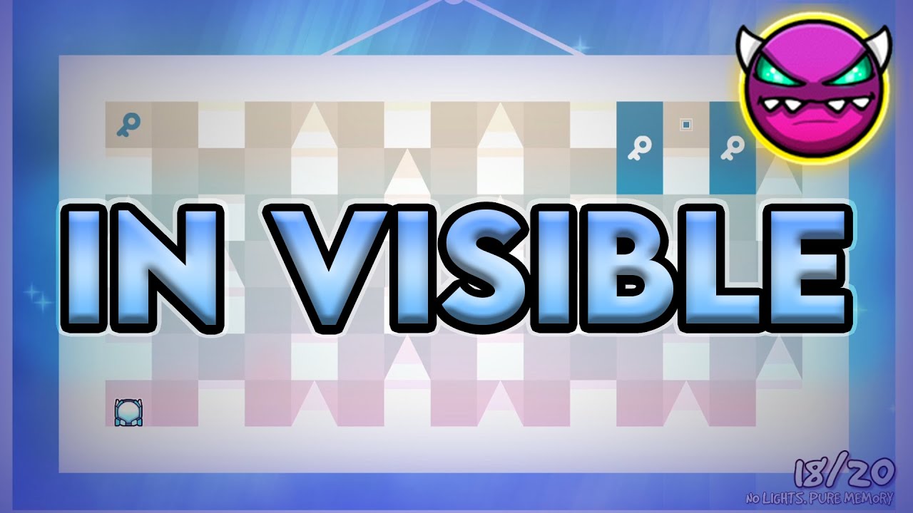 In Visible 100% (Medium Demon) by Bjh6078 - Geometry Dash 2.2