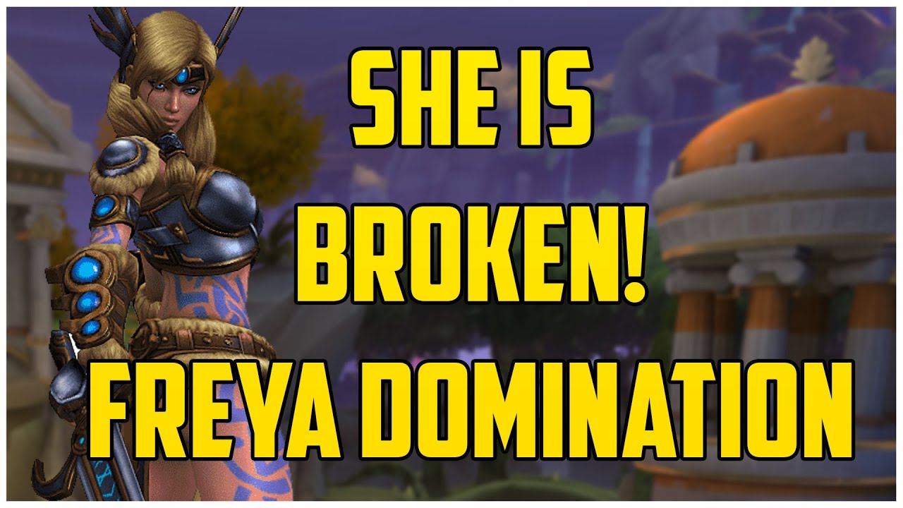 SHE IS BROKEN! FREYA DOMINATION - RANKED SMITE S10
