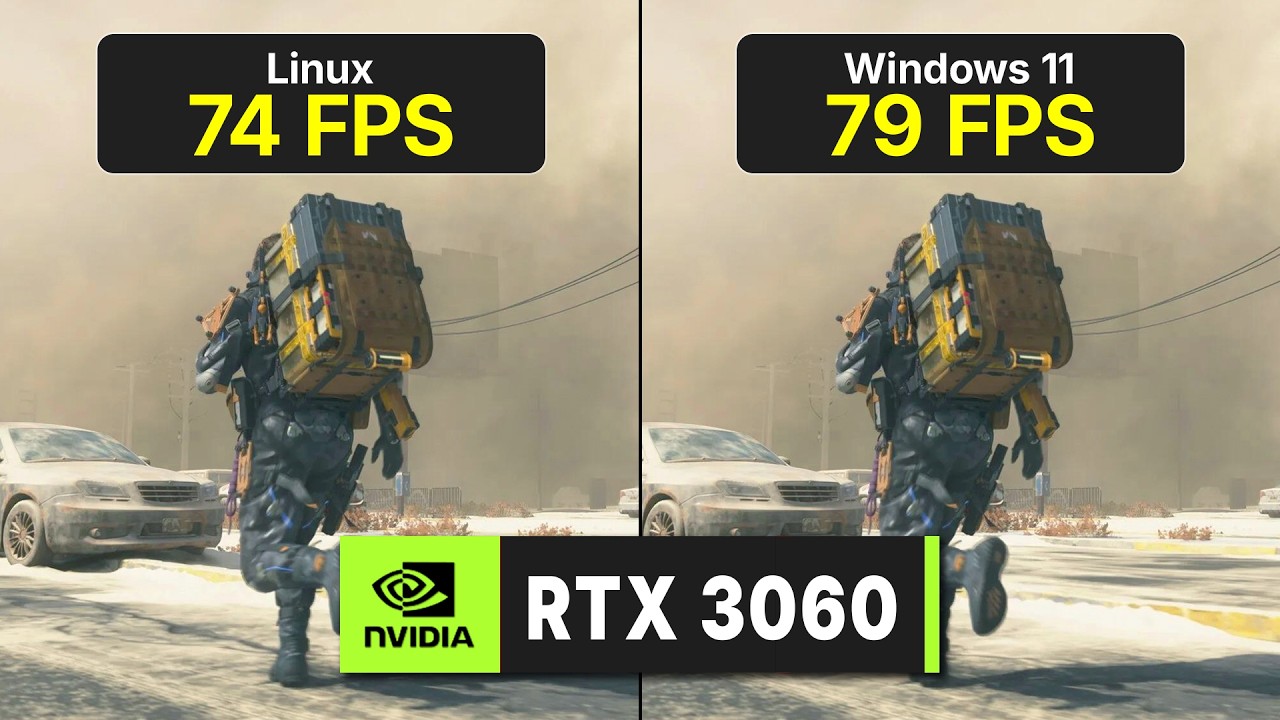 Windows 11 vs Linux on RTX 3060 - NVIDIA Fixed Linux Gaming? 