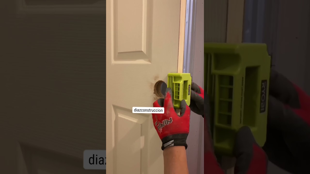 Door lock installation kit