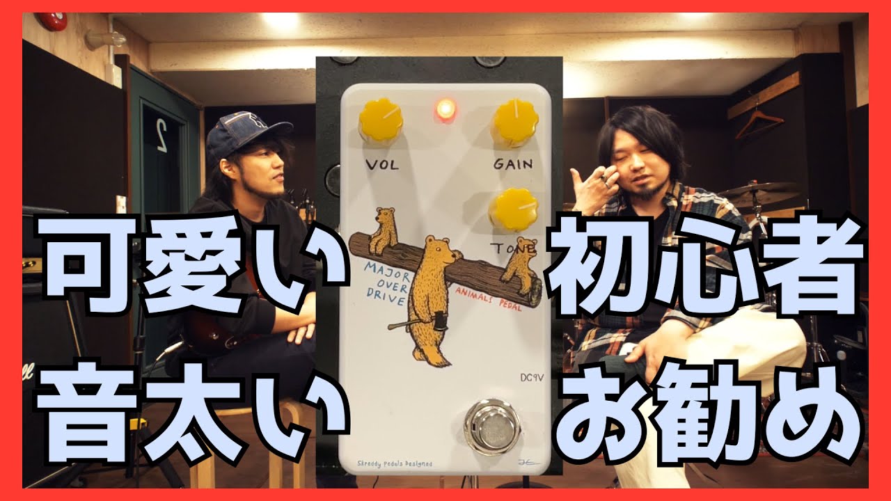 可愛いマーシャル系で優勝しよう！[Animals Pedals Major Overdrive]