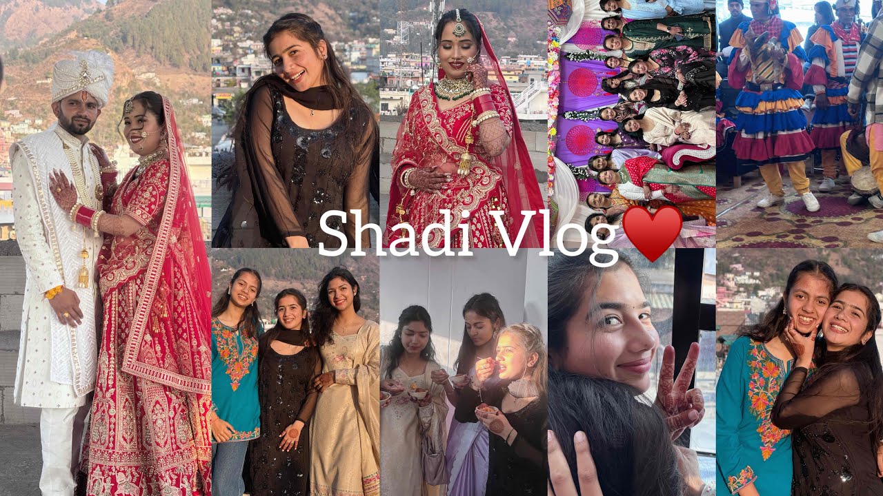 Shadi vlog♥️😍आज attend की season ki पहली शादी✨Congratulations guyss🧿🥳||Priyanka Joshi🌸 #vlog #shadi 