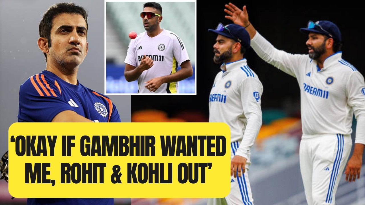 Did Gambhir really want Ashwin, Rohit and Kohli out? Spinner says he felt ‘bitter’ |Sports Today
