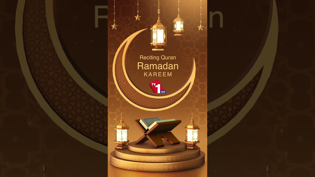Ramadan Mubarak from TV One USA 🌙✨