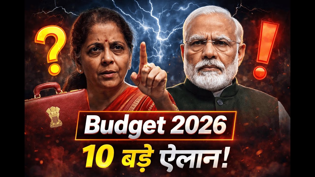 10 Big decisions of 2026 Budget ! #india #newbudget #budget2026