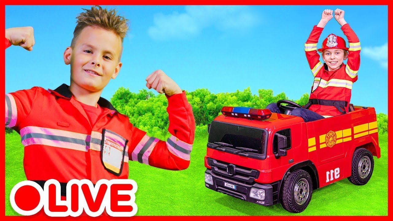 🔥 Toy Fire Truck, Train, Tractor, Police Car & Various Vehicles Toys Collection for Kids | Kidibli