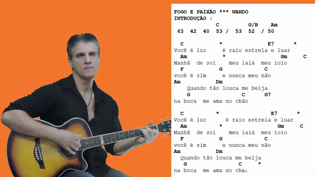 Fogo e paixão [wando ]   - prof . Jaime Toledo