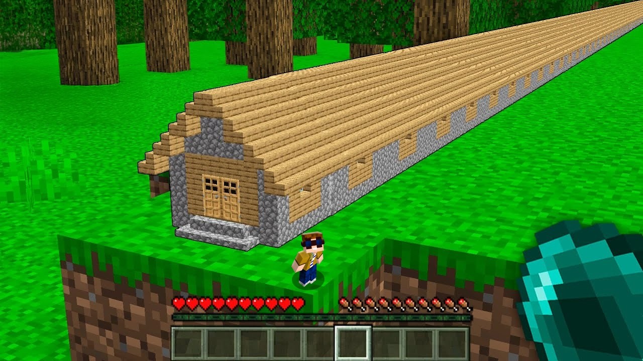 BETRETE NICHT das L&Auml;NGSTE MINI VILLAGER HAUS! (Minecraft)