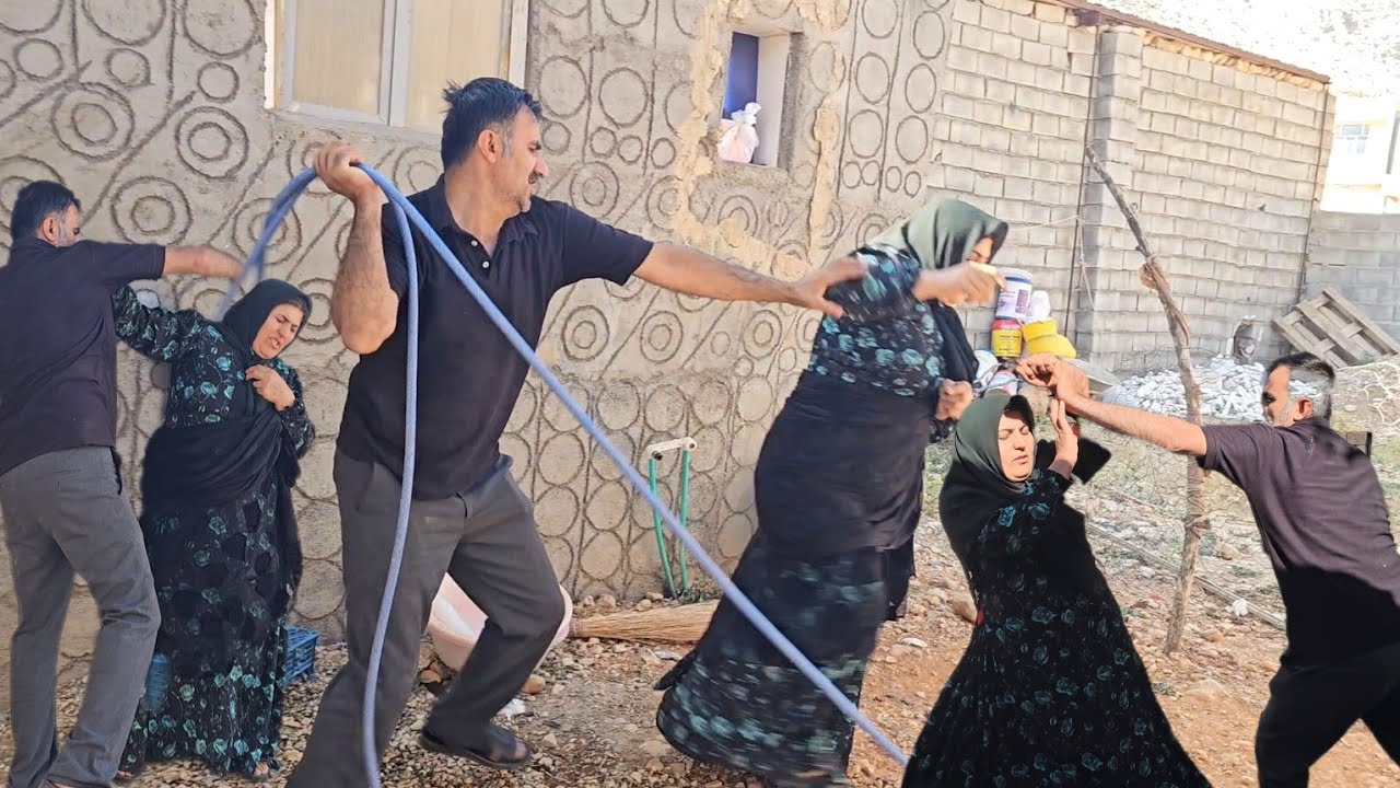 Fatemeh and Hamza's breathtaking fight, when the fun became painful for Fatemeh 