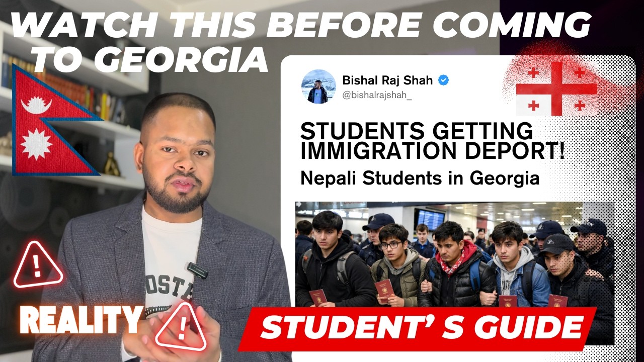Watch This Before Coming to Georgia 🇬🇪🇳🇵 | Students Facing Deportation ⚠️ | Reality & Student Guide