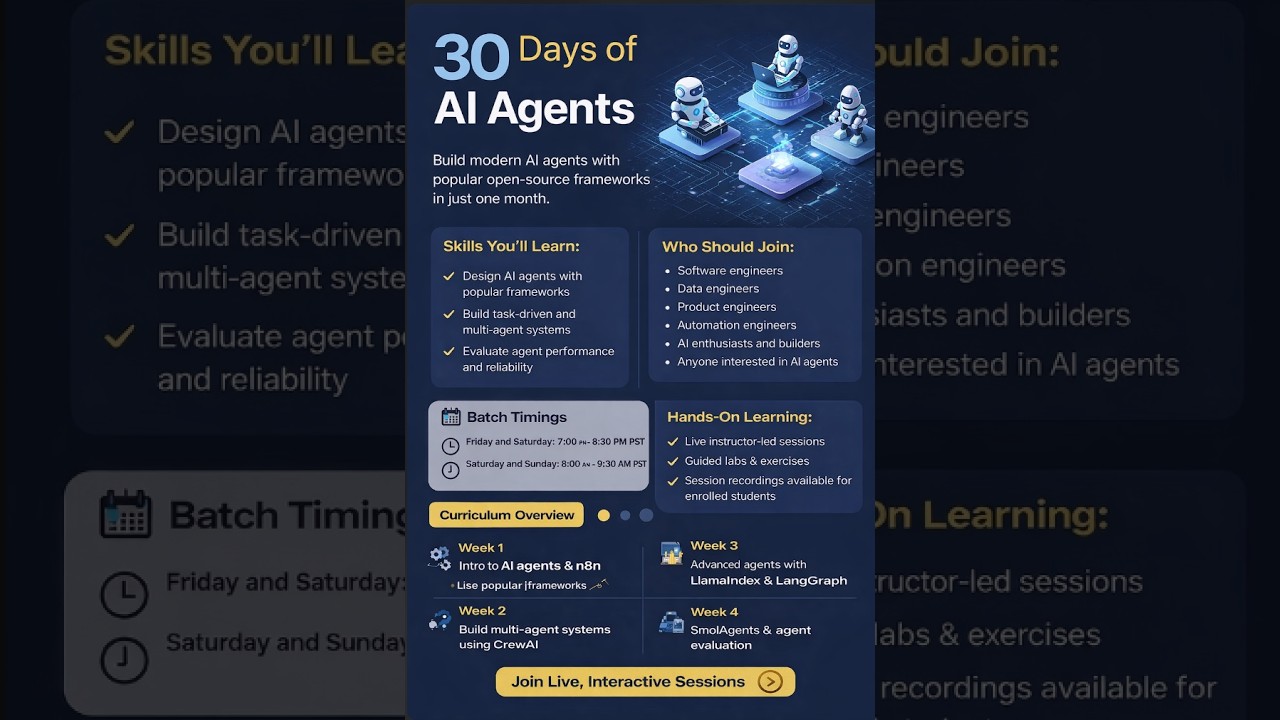 30 Days of AI Agents