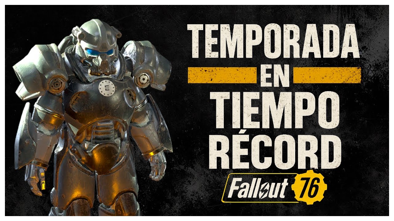 🔥 Fallout 76- 🚀 Termina TODA la Temporada S&uacute;per R&Aacute;PIDO 🔥