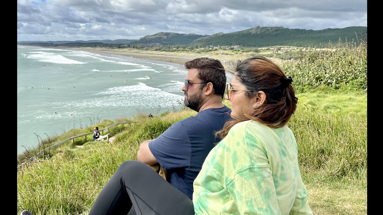 Aj hum sabne Trekking kari | Muriwai Beach | Auckland | New Zealand