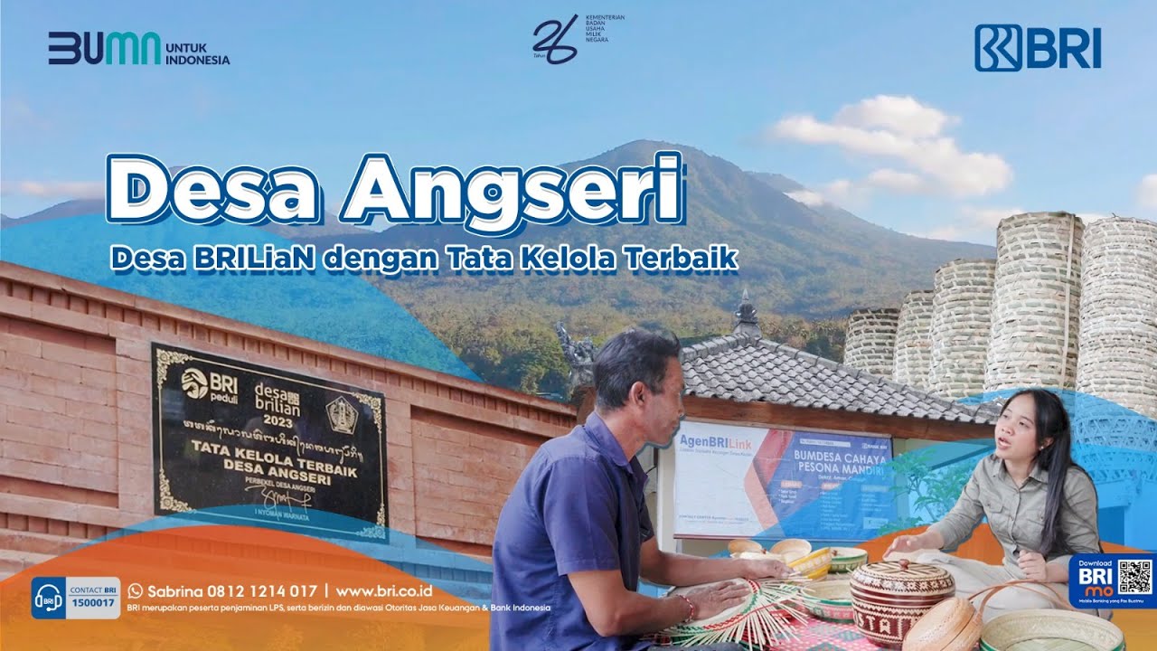 Desa Angseri - Desa BRILiaN dengan Tata Kelola Terbaik