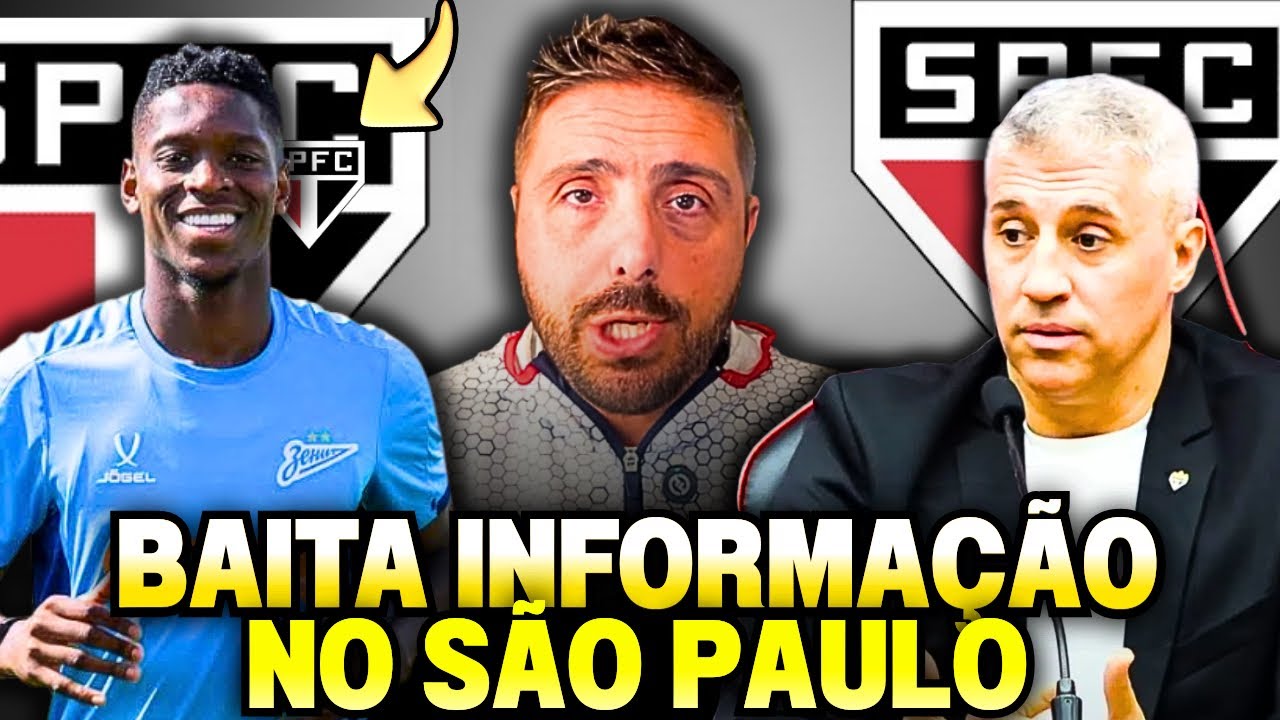 ÚLTIMA HORA🚨LUIZ HENRIQUE SERIA UMA BOA? | CRESPO RASGOU O VERBO | NOTÍCIAS IMPORTANTES DO SÃO PAULO