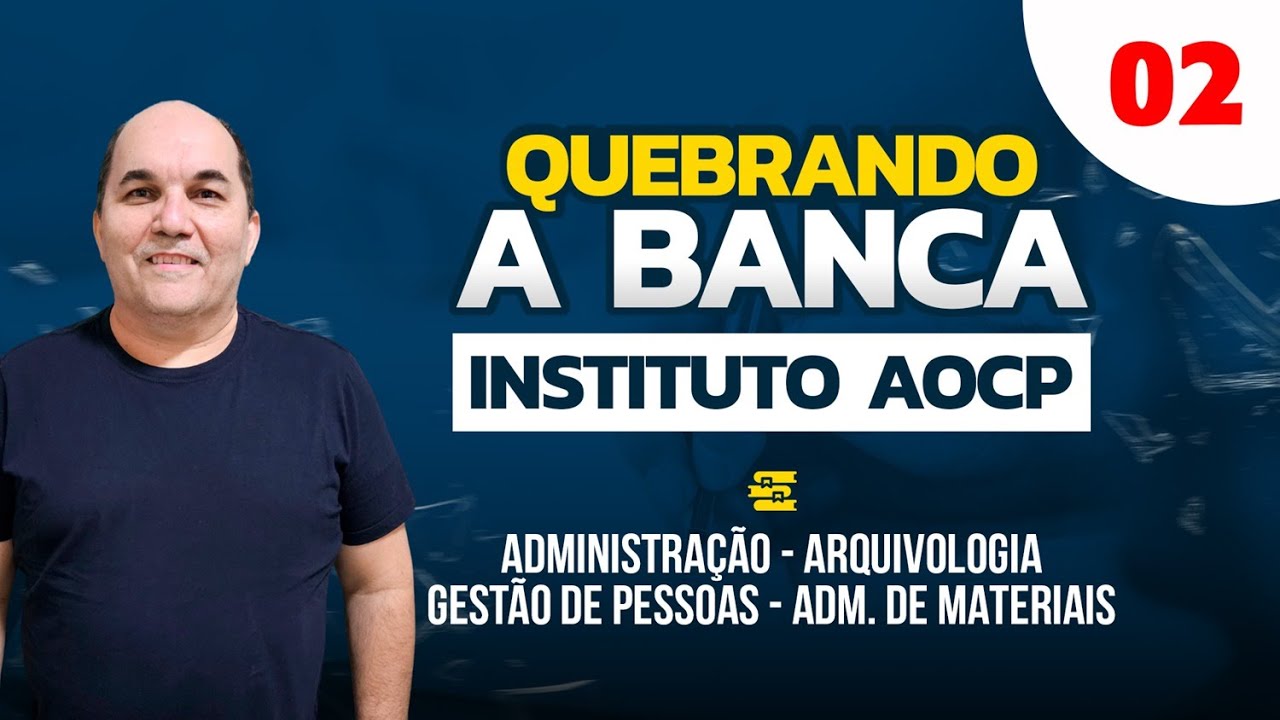 Quebrando a Banca INSTITUTO AOCP 02 - Arquivologia - Petronio Castro