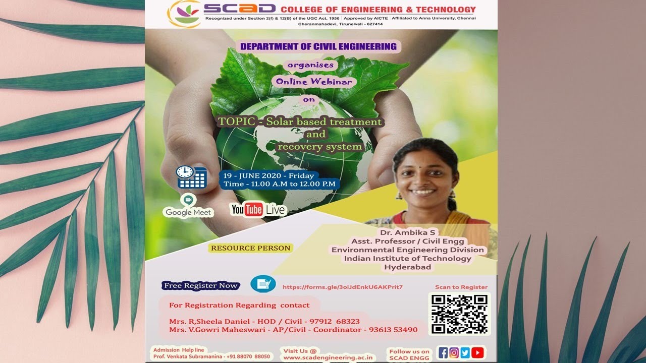 Online webinar on 