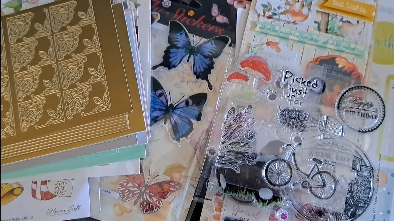 Purchases from Facebook #Craft #Stickers #PeelOffs #DieCuts #Stamps