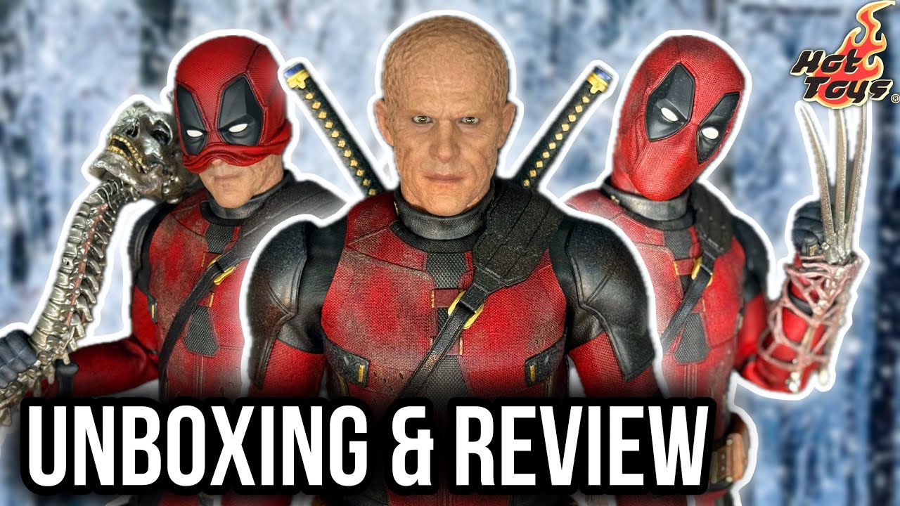 Hot Toys DEADPOOL BATTLING VERSION 1/6 Unboxing and Review