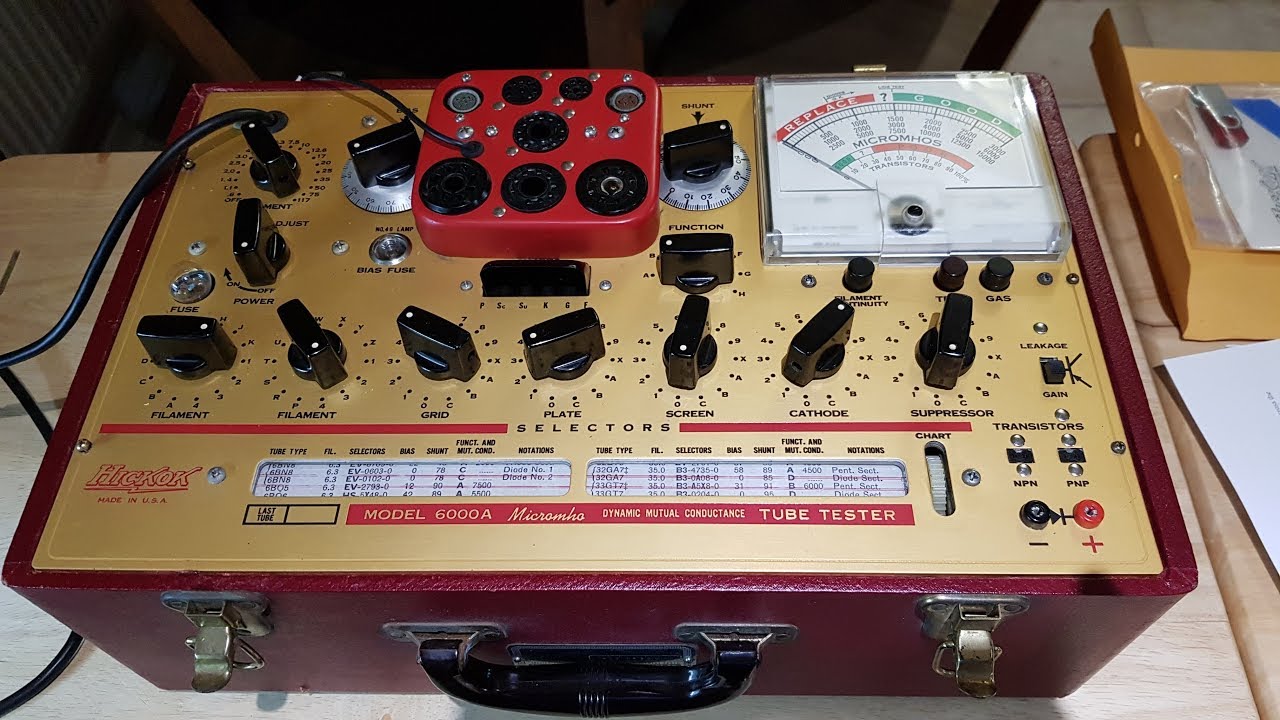 Sunday LIVE: Hickok 6000A tube tester